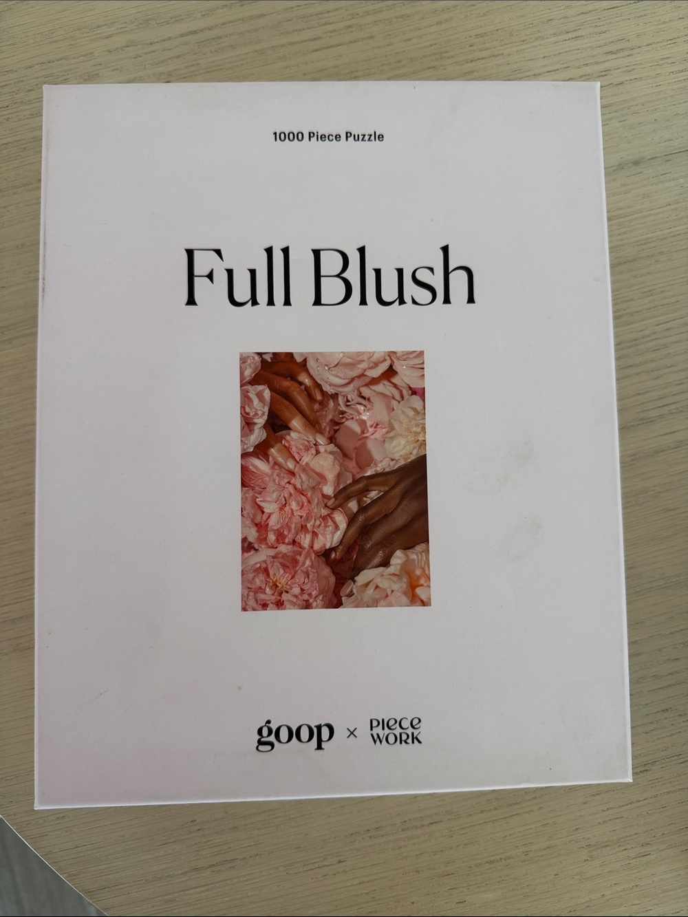 goop x Piecework "Full Blush" 1000 Piece Puzzle - Pink Floral